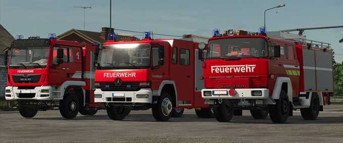 Fire department Magirus Deutz LF8 Farming Simulator mod