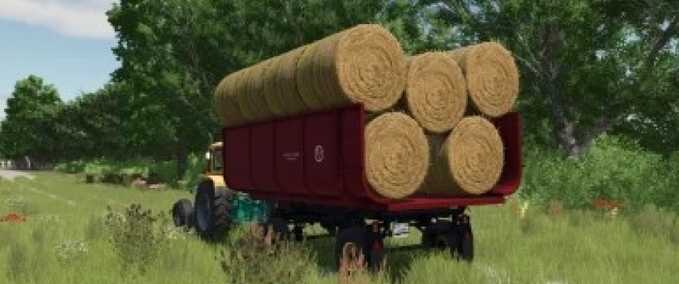 bale transport PTS 45m3 Bale Trailer Farming Simulator mod