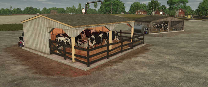 Animal Pens Old Cow Barns Farming Simulator mod