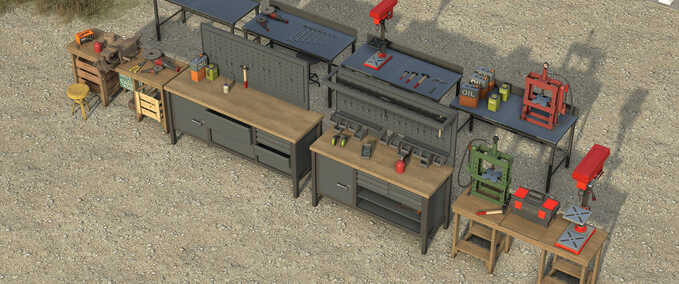 Decoration Workshop Decoration Pack Farming Simulator mod