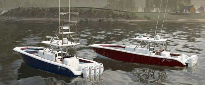 Other Vehicles YellowFin Boat Pack Farming Simulator mod