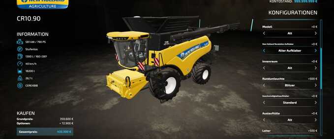 New Holland New Holland CR10.90 Farming Simulator mod