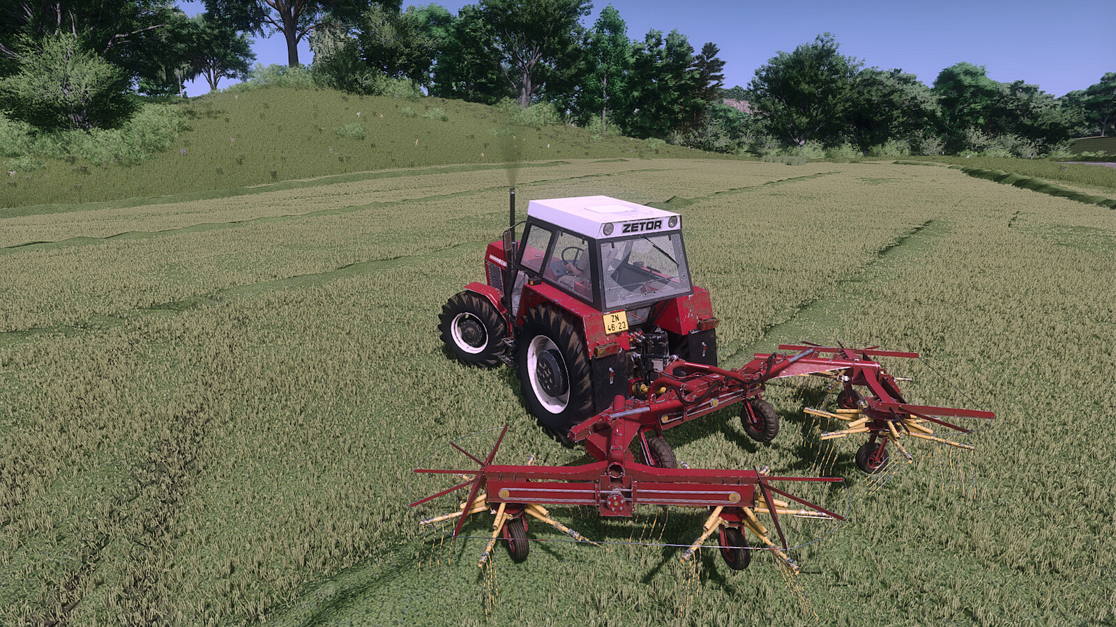 Agrozet SB4H Hay Rake - Thumbnail 1