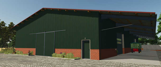 Buildings with Functions Large Machine Hall Farming Simulator mod