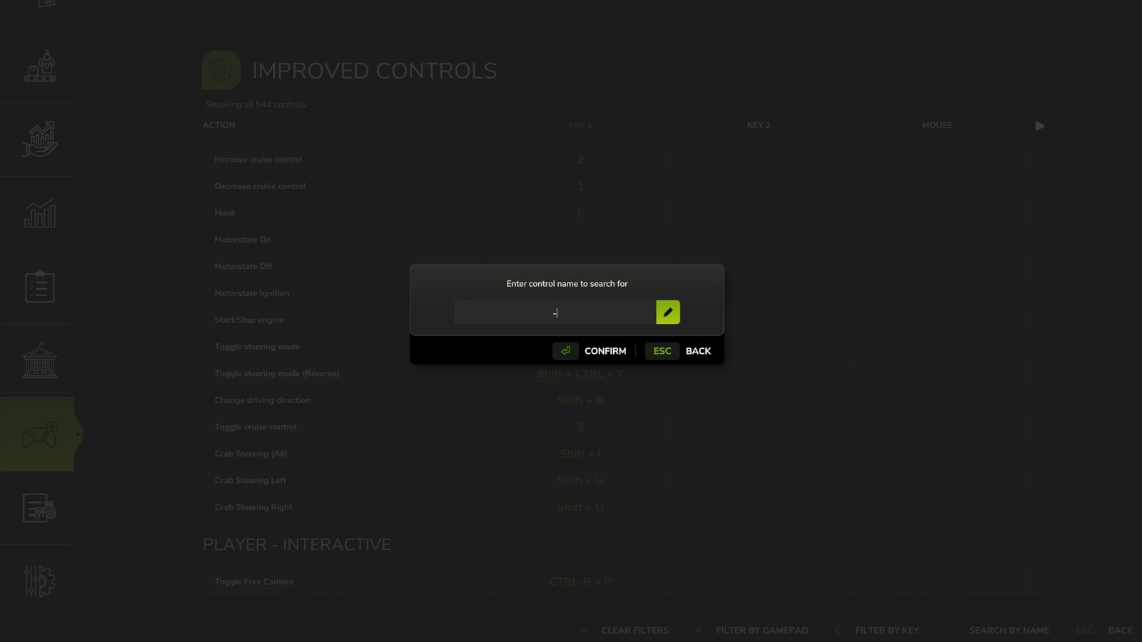 Improved Controls Menu - Thumbnail 1