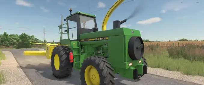Claas John Deere 5830 Forage Harvester Farming Simulator mod