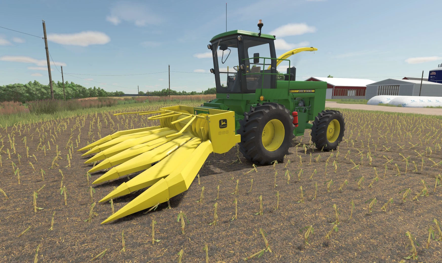 John Deere 5830 Forage Harvester - Thumbnail 1
