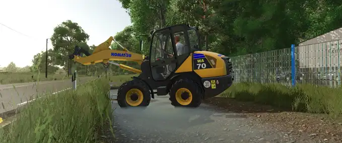 Exevators Komatsu WA70 Farming Simulator mod