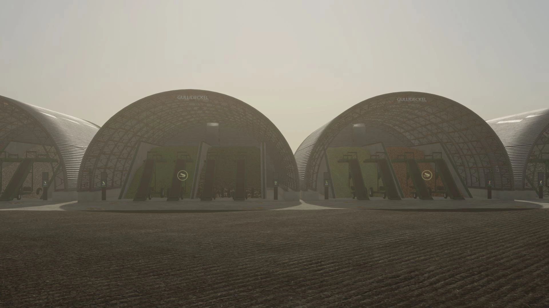 Modern Silo with Digital Screen - Thumbnail 1