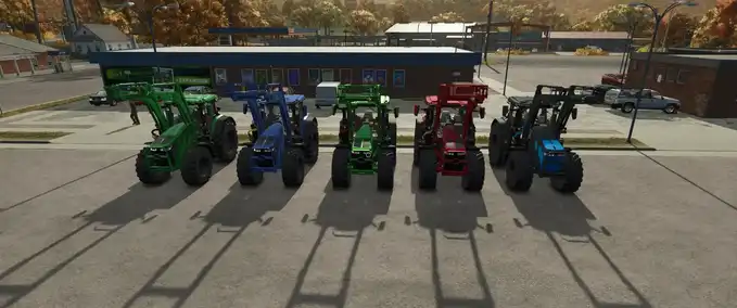 John Deere John Deere 7R with Front Loader Farming Simulator mod