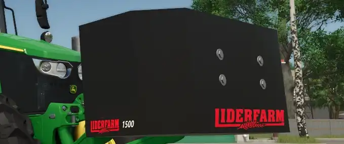 weights Masse LiderFarm 1500 Farming Simulator mod
