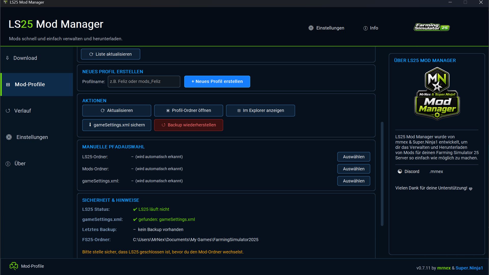 Mod Manager - Thumbnail 1