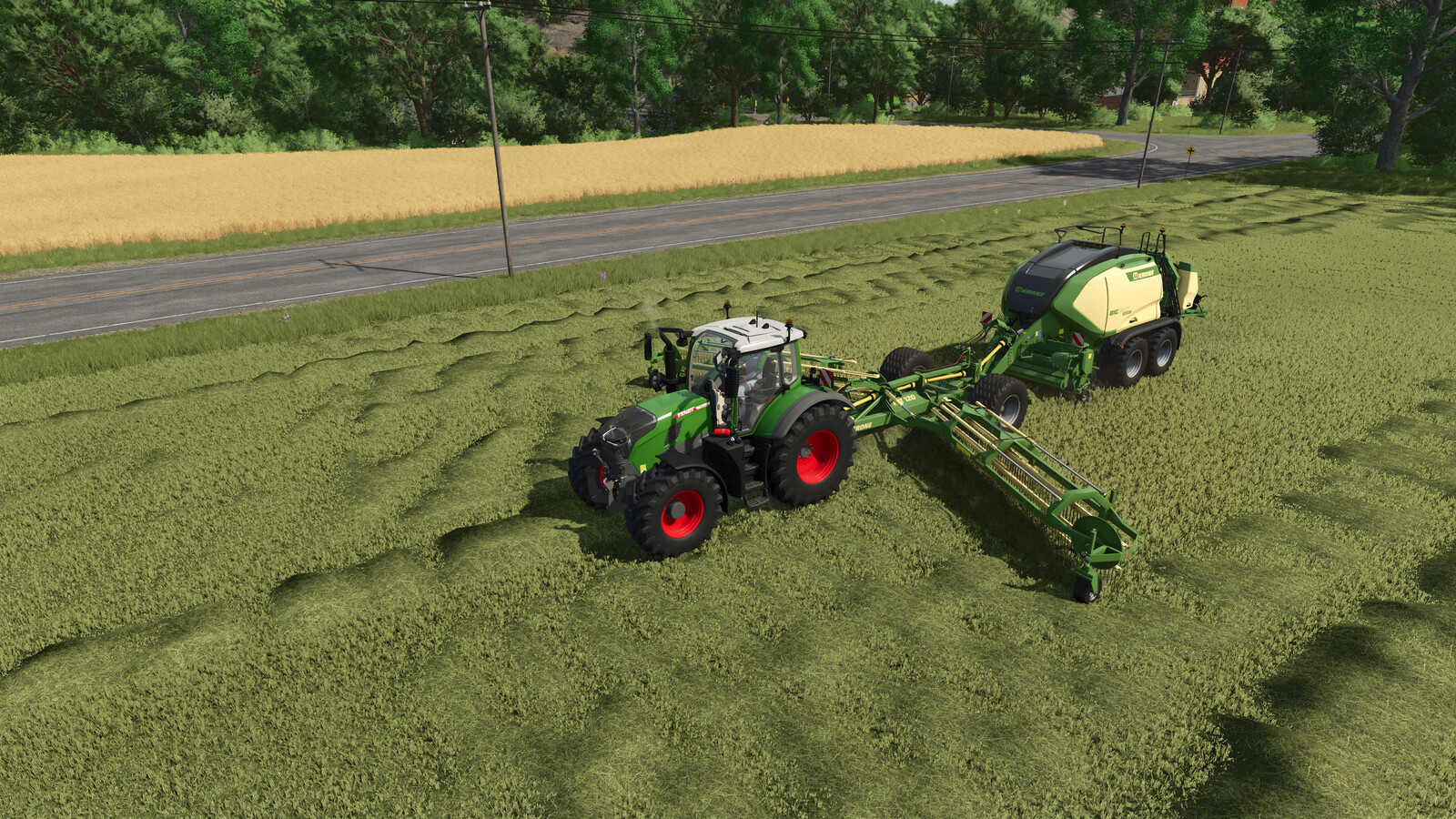 Krone Trailed Windrower - Thumbnail 1