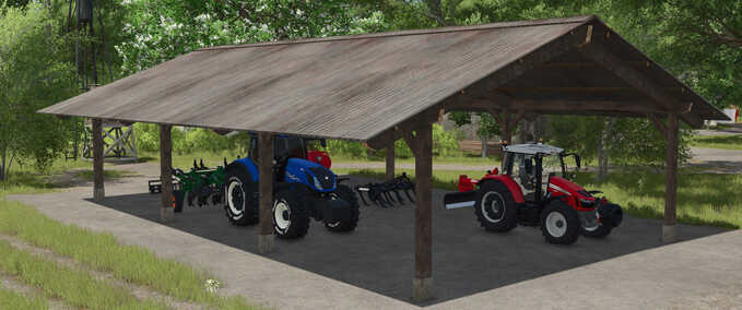 Sheds Wooden Sheds Pack Farming Simulator mod