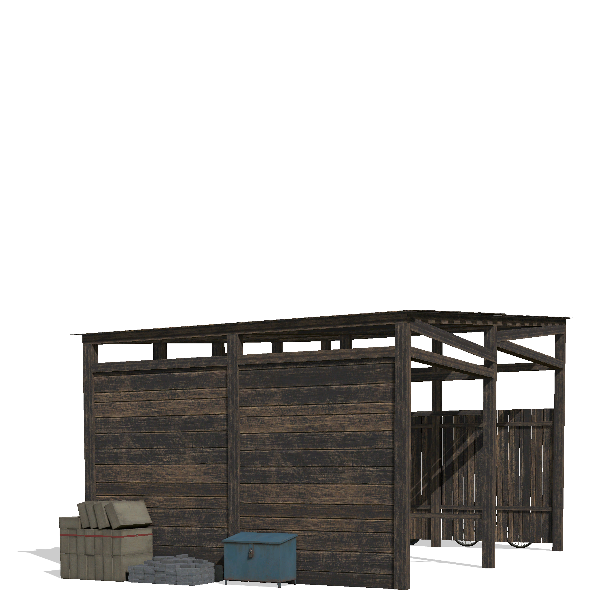Wooden Shed - Thumbnail 1