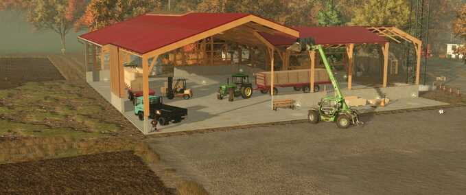 Buildings with Functions Hall Configurator Farming Simulator mod