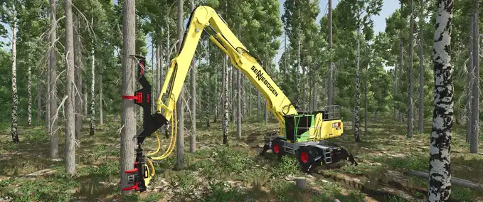Exevators Sennebogen 835G Hybrid Farming Simulator mod