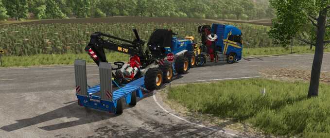 Low Loaders Lizard Forestry Special Lowloader TLS39 Farming Simulator mod