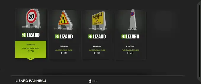 Decoration Plastic Construction Signs Pack Farming Simulator mod