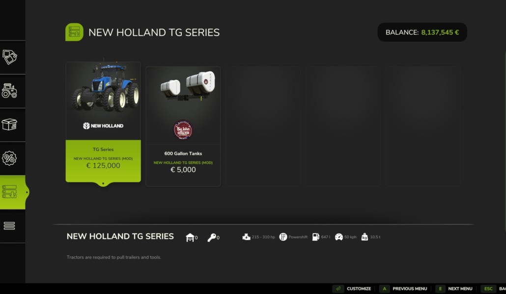 New Holland TG Serie - Thumbnail 1