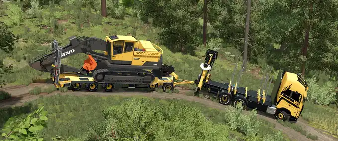 Tieflader Schwarzmueller Tieflader-Paket Landwirtschafts Simulator mod