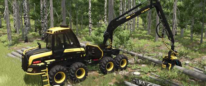 Combines & Excavators Ponsse Harvester Pack Farming Simulator mod