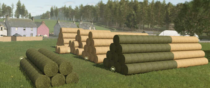 Sheds Round Bale Storage Farming Simulator mod