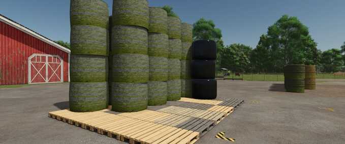 Gameplay Stored Bale Aesthetics Farming Simulator mod