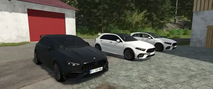 Cars Mercedes A45 AMG Farming Simulator mod