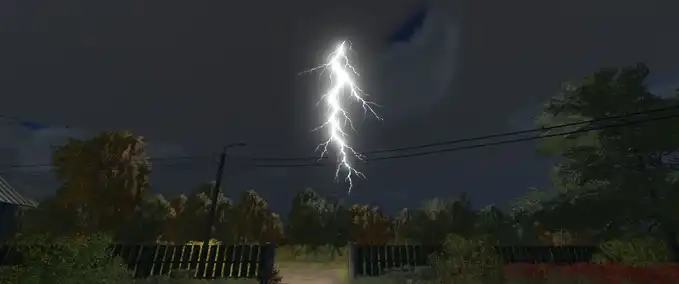 Gameplay Gewitter-Wettermode Landwirtschafts Simulator mod