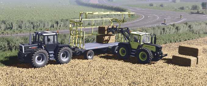 bale transport Fliegl ZPW 160 PL Bale Wagon Farming Simulator mod