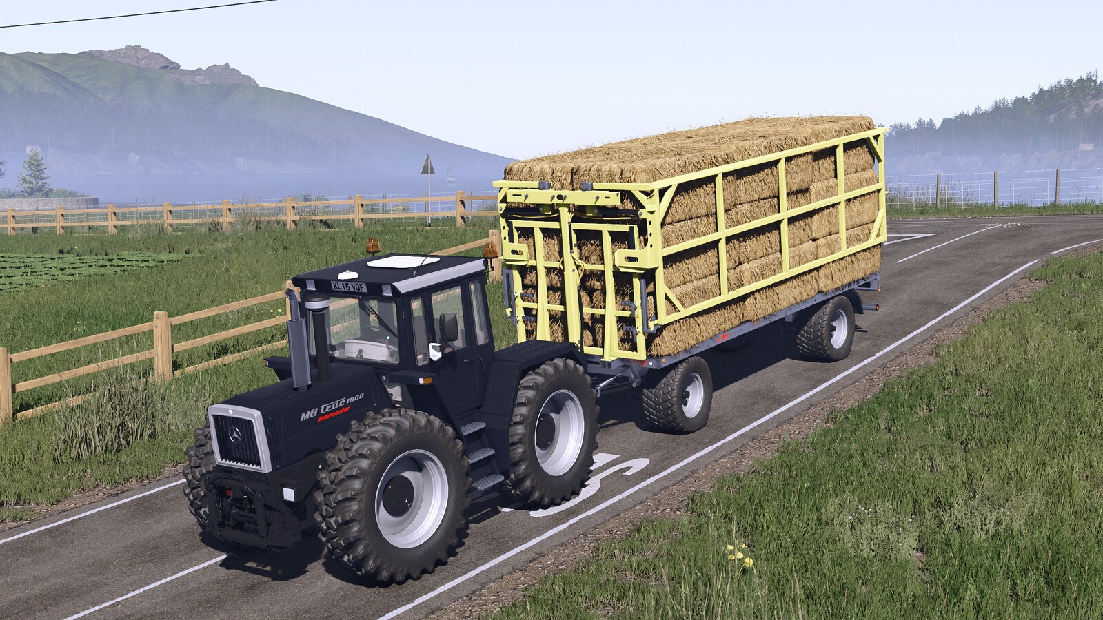 Fliegl ZPW 160 PL Bale Wagon - Thumbnail 1