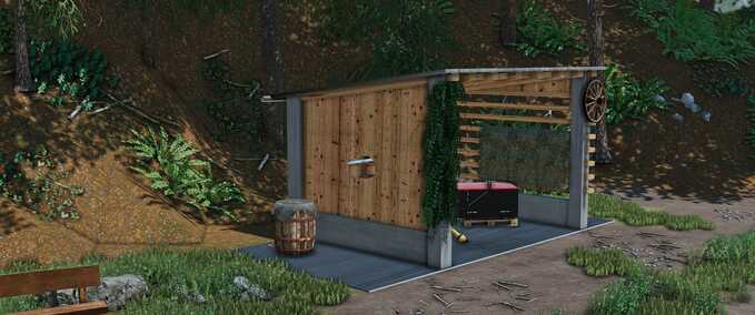 Schuppen Kleiner Tiroler Schuppen Landwirtschafts Simulator mod