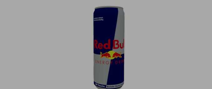 Prefab Red Bull Dose Prefab Landwirtschafts Simulator mod