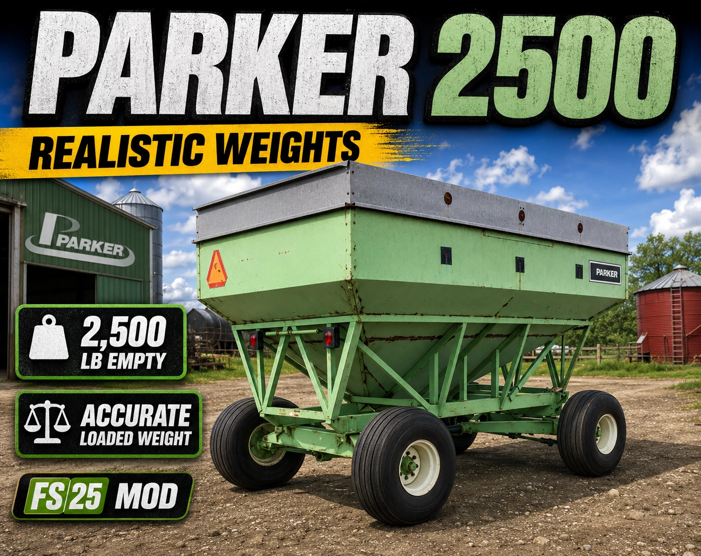 Parker 2500 Schwerkraftwagen Gewichtskorrektur - Thumbnail 1