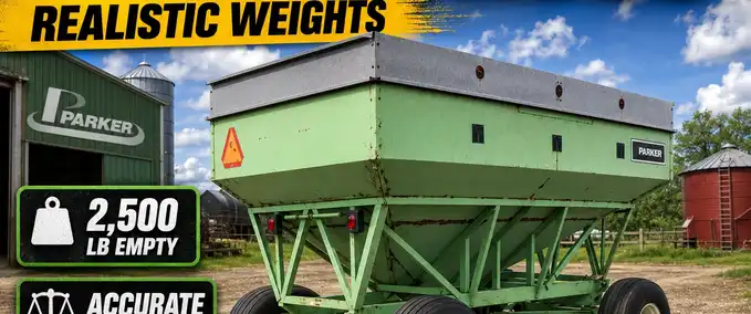 Trailers Parker 2500 Gravity Wagon Weight Correction Farming Simulator mod