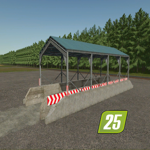 Bunkersilo mit Unterstand - Thumbnail 1