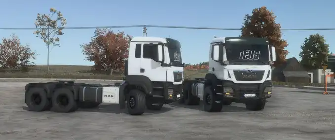 Trucks MAN TGS 18 6x6 Farming Simulator mod