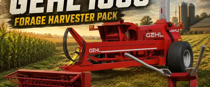 Selbstfahrer Gehl 1085 Feldhäcksler Landwirtschafts Simulator mod