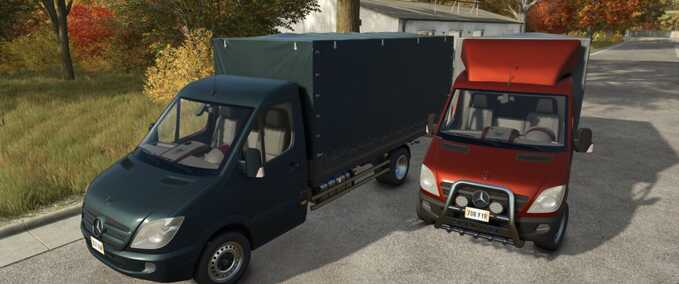 PKWs Mercedes Benz Sprinter Pickup Landwirtschafts Simulator mod