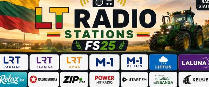 Addons Litauische Radiosender Landwirtschafts Simulator mod