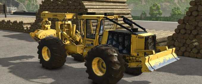 Forstwirtschaft Lizard 632H Skidder Landwirtschafts Simulator mod
