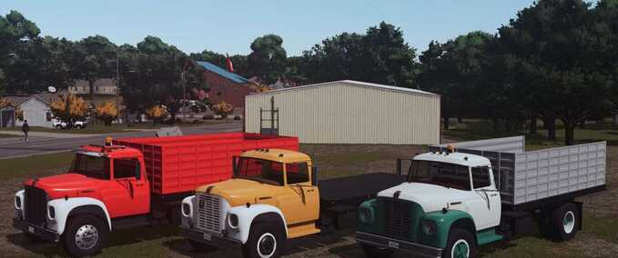 Trucks 1965 IH Loadstar 1600 Grain Truck Farming Simulator mod