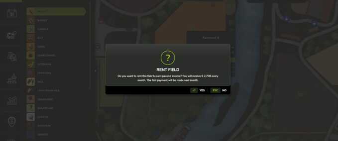Scripts Rent Your Field Farming Simulator mod