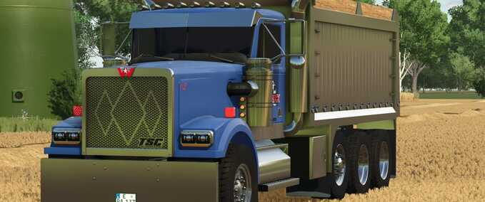 Trucks 1990 Western Star 4964 Dump Truck Farming Simulator mod