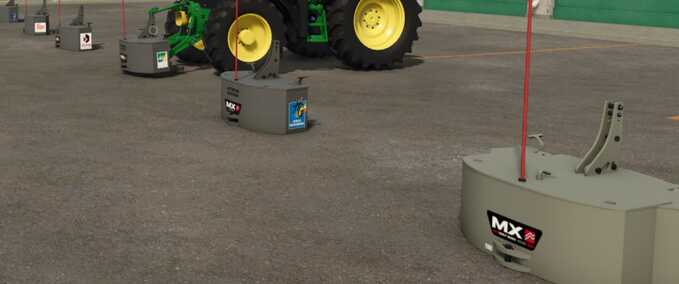 Gewichte Multimass MX DDE Landwirtschafts Simulator mod
