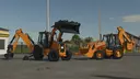 Case 580 SuperK and New Holland Pack