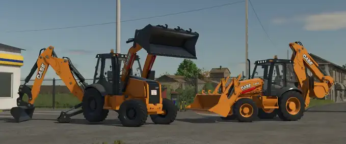 Sonstige Traktoren Case 580 SuperK und New Holland Pack Landwirtschafts Simulator mod