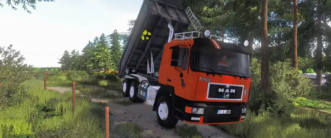 Trucks MAN F2000 / MAN 19.372 Farming Simulator mod