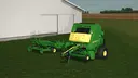 John Deere 561R Baler with Custom Bale Textures